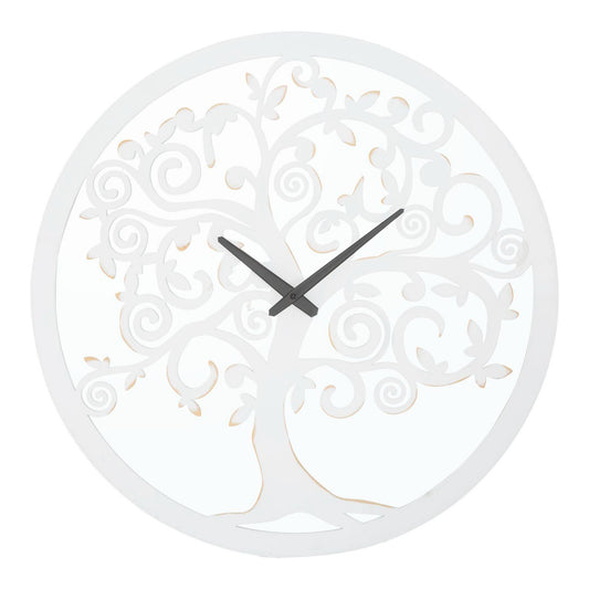 OROLOGIO DA MURO WHITE TREE CM Ø 55X4,5