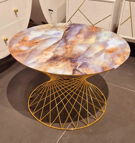 Tavolinetto Da Caffè Tower cm ø 70×46H cm
