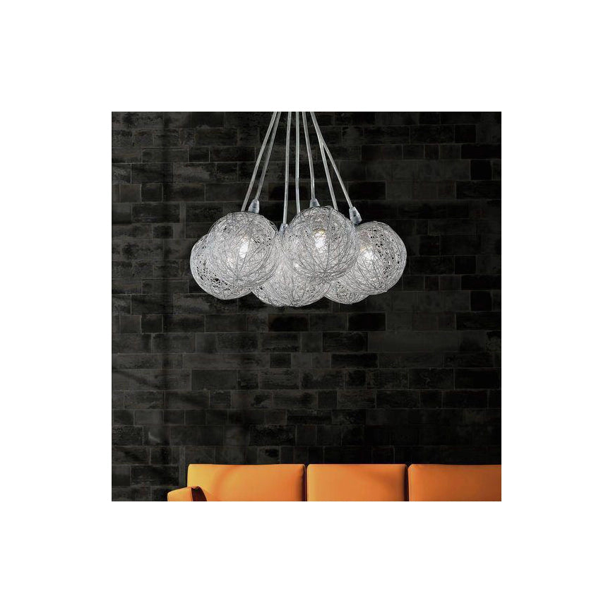Lampadario Metal 7 punti luce