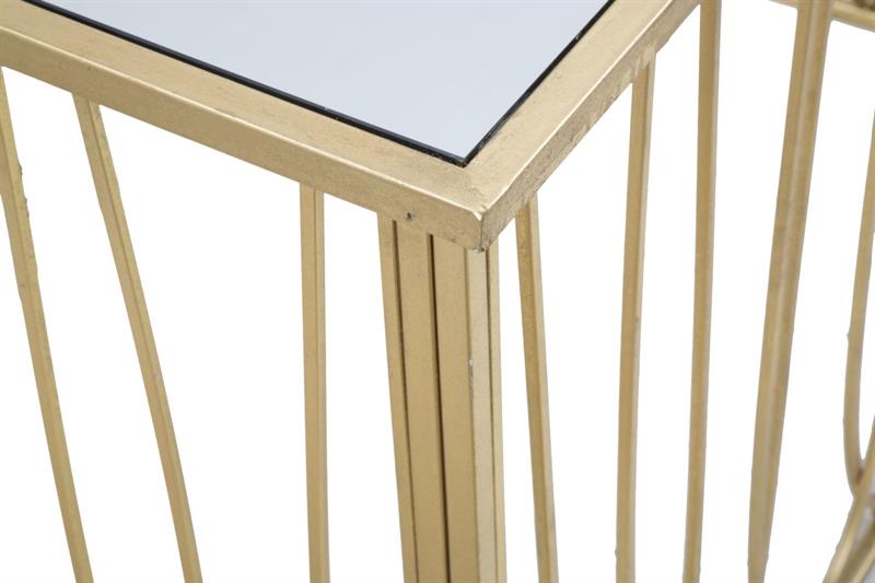 CONSOLLE AMELIE. MISURE120X43X80 CM. MATERIALE : FERRO E SPECCHIO