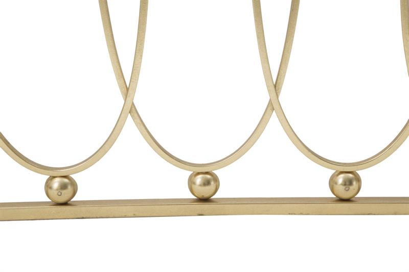 CONSOLLE AMELIE. MISURE120X43X80 CM. MATERIALE : FERRO E SPECCHIO