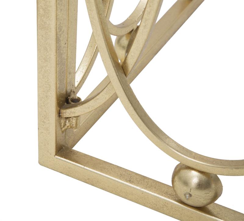 CONSOLLE AMELIE. MISURE120X43X80 CM. MATERIALE : FERRO E SPECCHIO