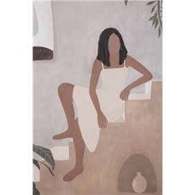 Dipinto Su Tela Lady -A- cm 80X3,7X100
