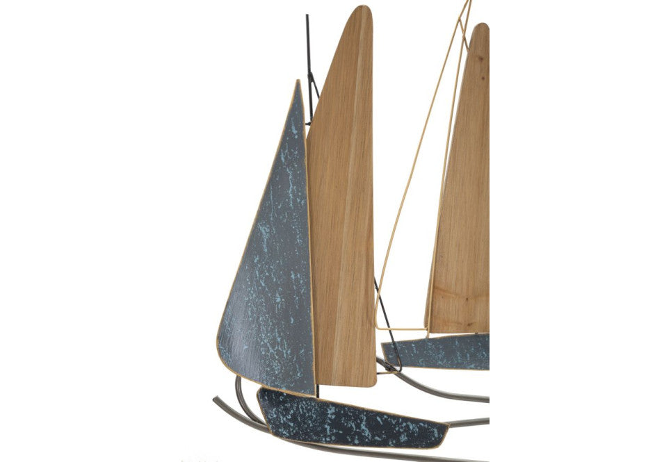 Panello in Ferro Dark Regata cm 132X3,8X76,8