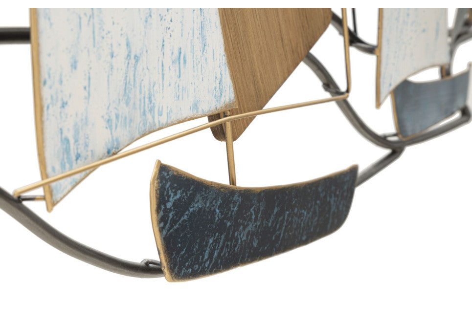 Panello in Ferro Dark Regata cm 132X3,8X76,8