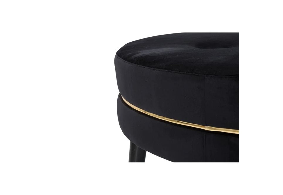 PUFF PARIS XXL CREMA/GOLD Ø 90X46H cm