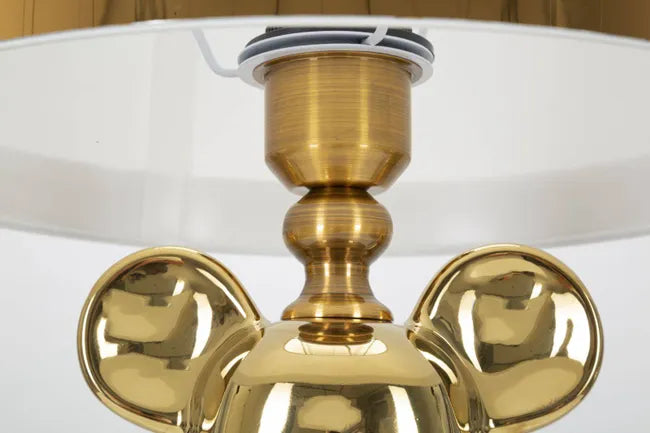 LAMPADA DA TAVOLO ORSACCHIOTTO GOLD CM Ø 30X54