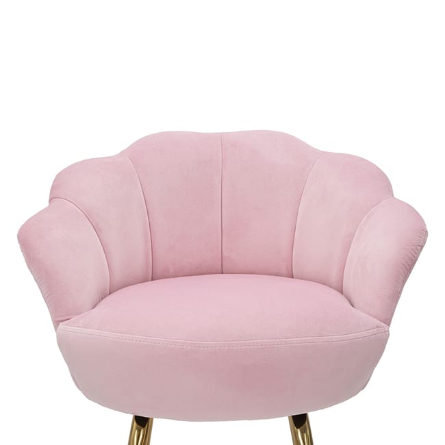 SGABELLO BAR VIENNA ROSA CM 55X53X110