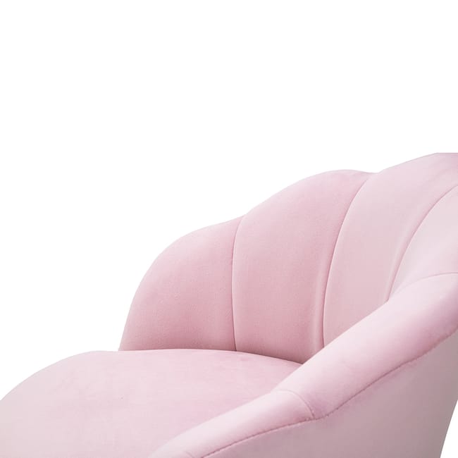 SGABELLO BAR VIENNA ROSA CM 55X53X110