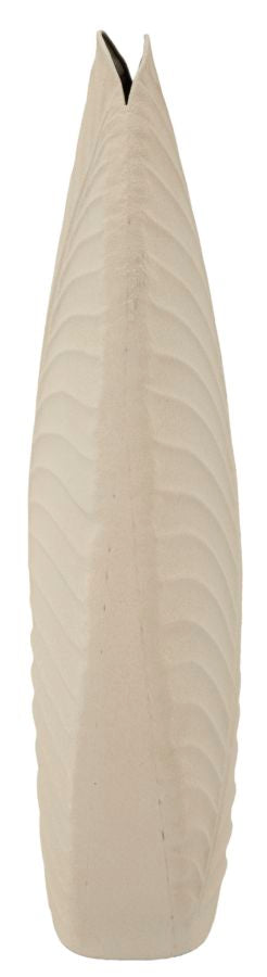 Vaso Dune Tall 31x13x53,5 cm – Vaso Decorativo Alto con Texture a Onde Naturali