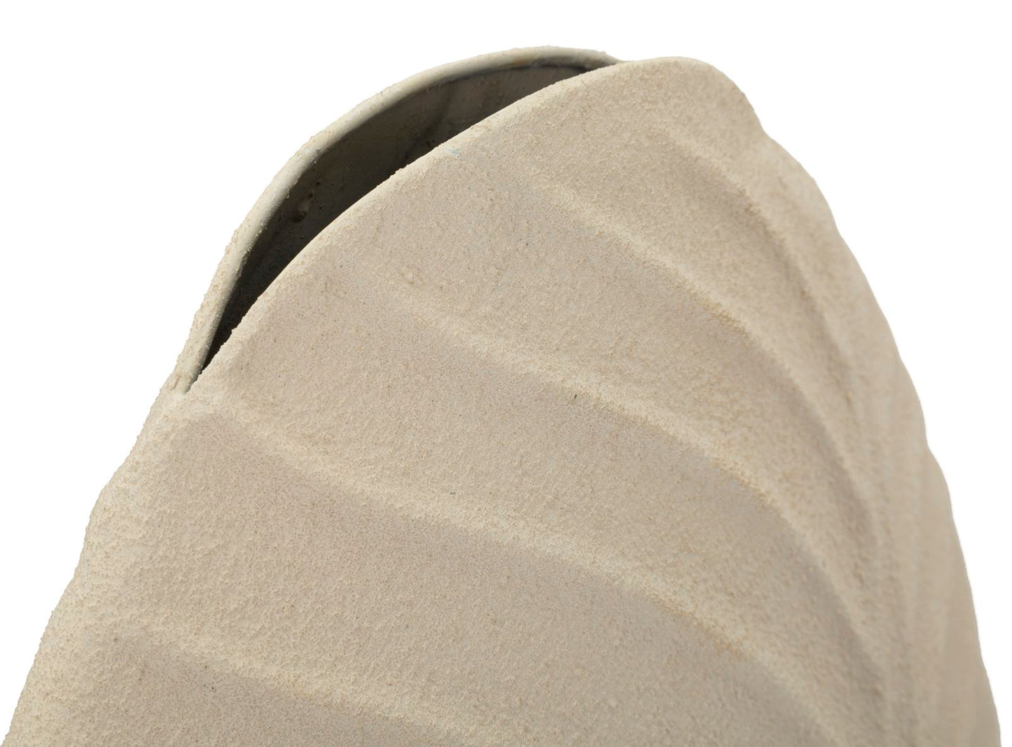 Vaso Dune Tall 26x11x41 cm – Vaso Decorativo Verticale con Texture a Onde
