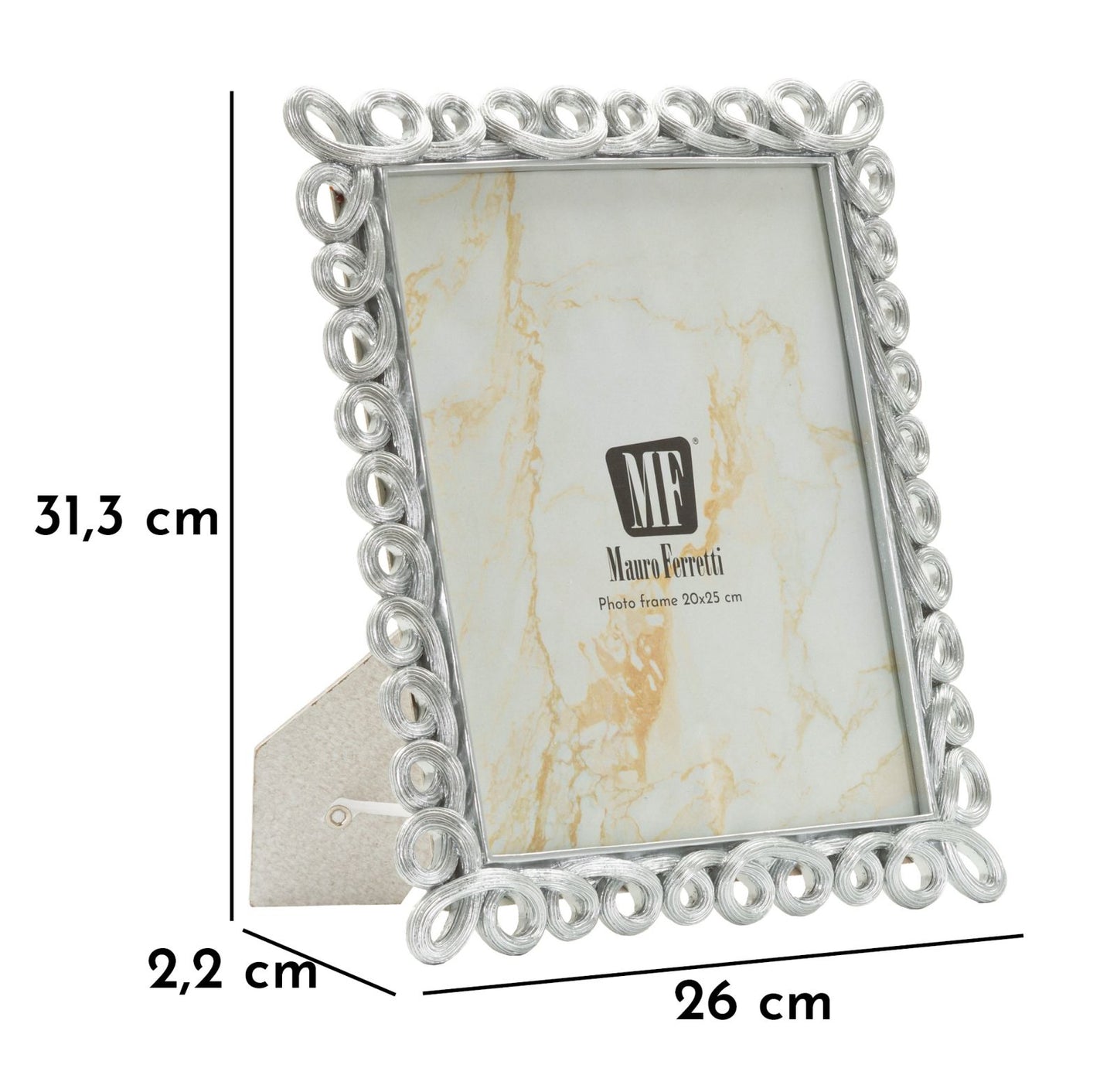 Cornice Hollow 26x31,3 cm in Legno MDF – Interno 20x25 cm