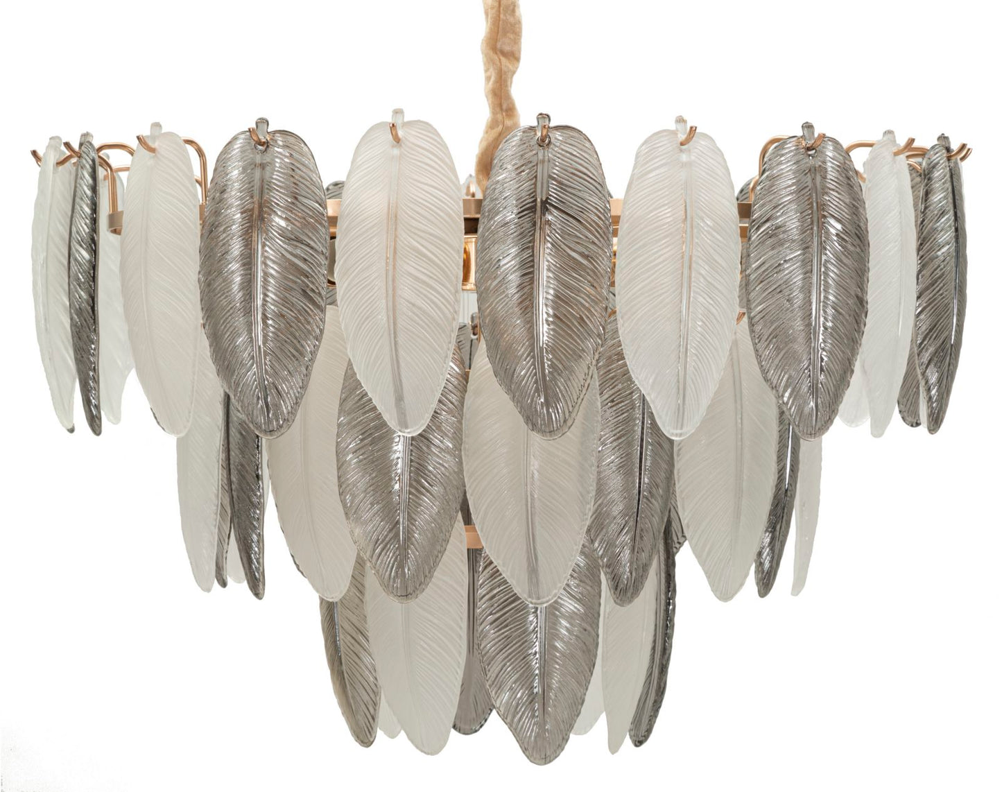 LAMPADARIO LEAFY diam 60x40-87 cm