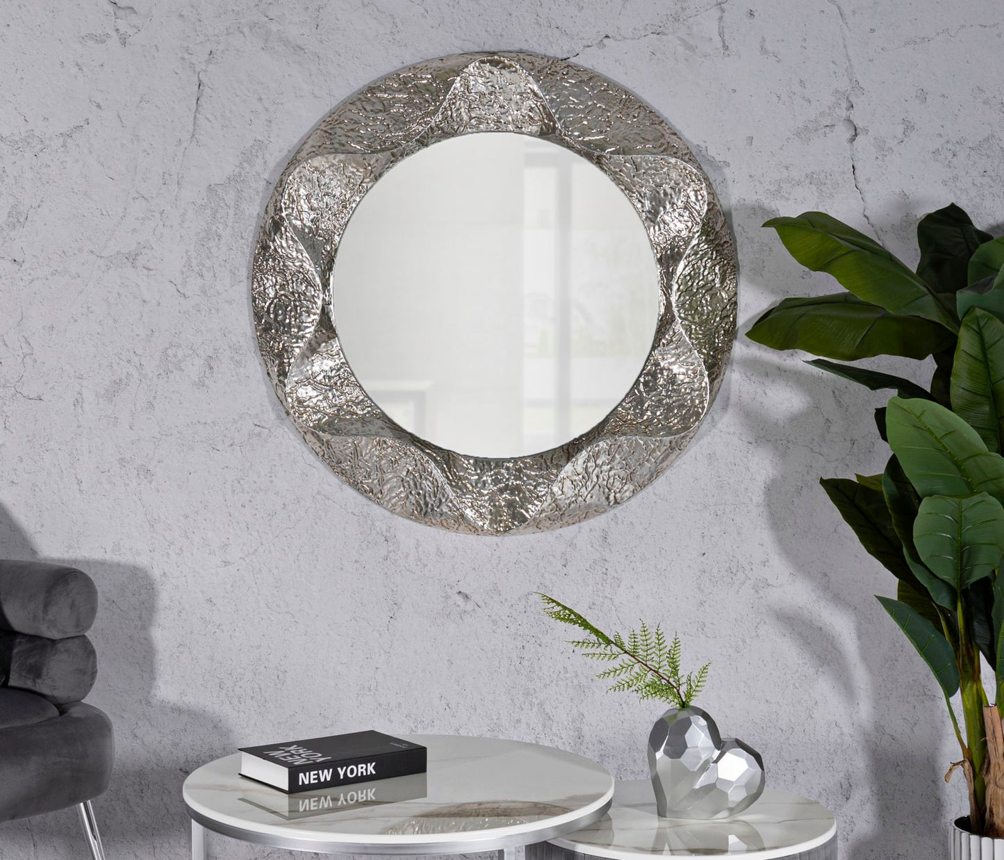 SPECCHIO ARGELUX ROTONDO CM Ø 104X7 (MISURA SPECCHIO CM Ø 70)