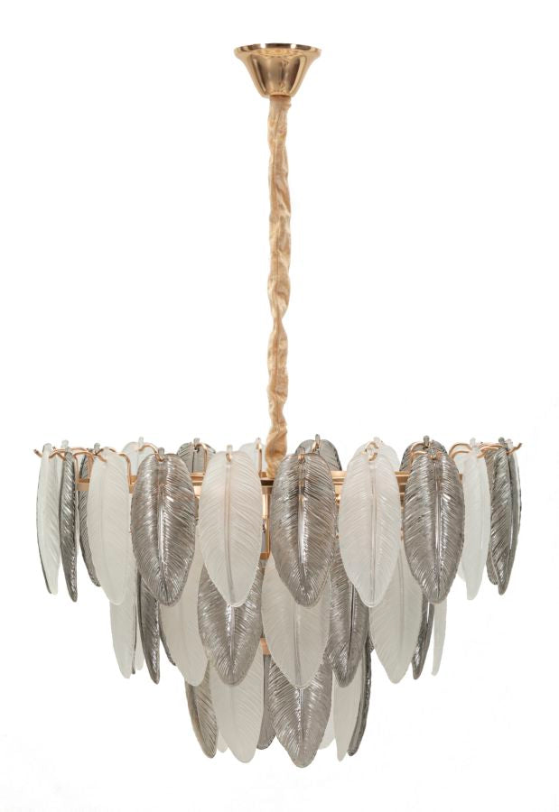 LAMPADARIO LEAFY diam 60x40-87 cm