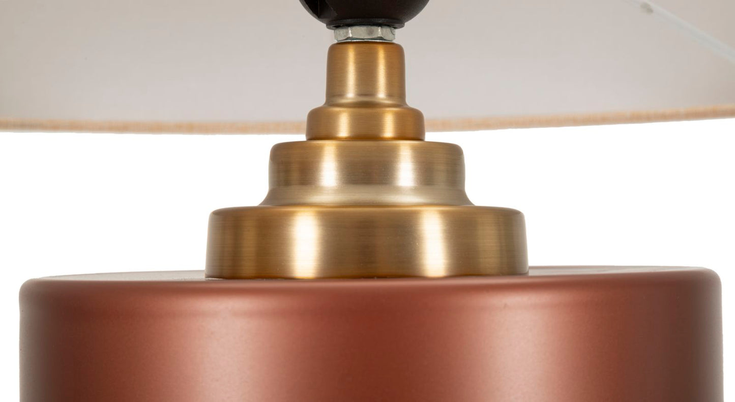 Lampada da tavolo “Rosenthal – C” Ø 35,5 × 65 cm – design elegante con base in vetro