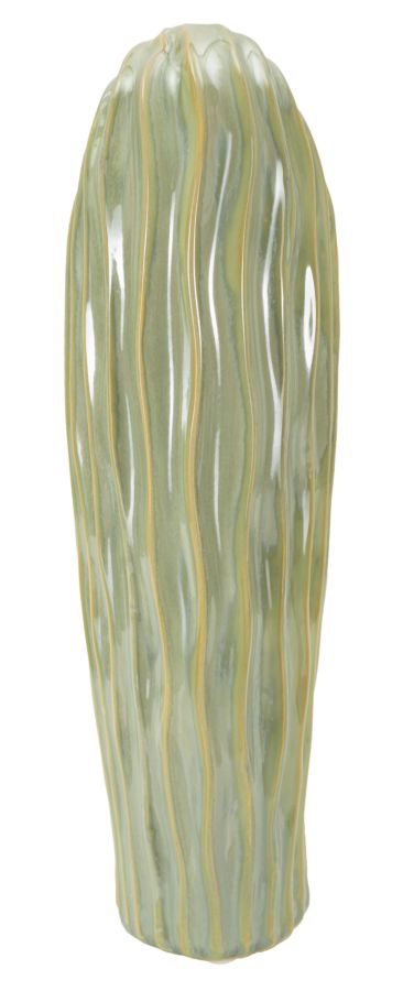 Vaso Venice 22x10x39 cm – Vaso Decorativo Verticale con Finitura Lucida