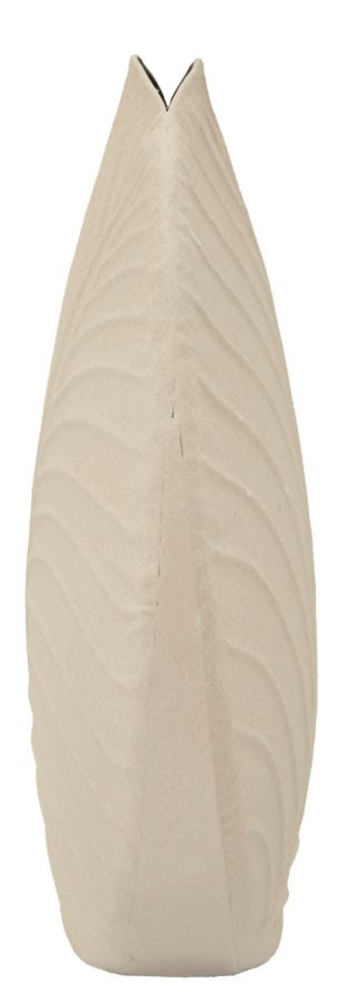 Vaso Dune Round Ø41,5x14 cm – Vaso Decorativo Basso con Texture a Onde Materiche