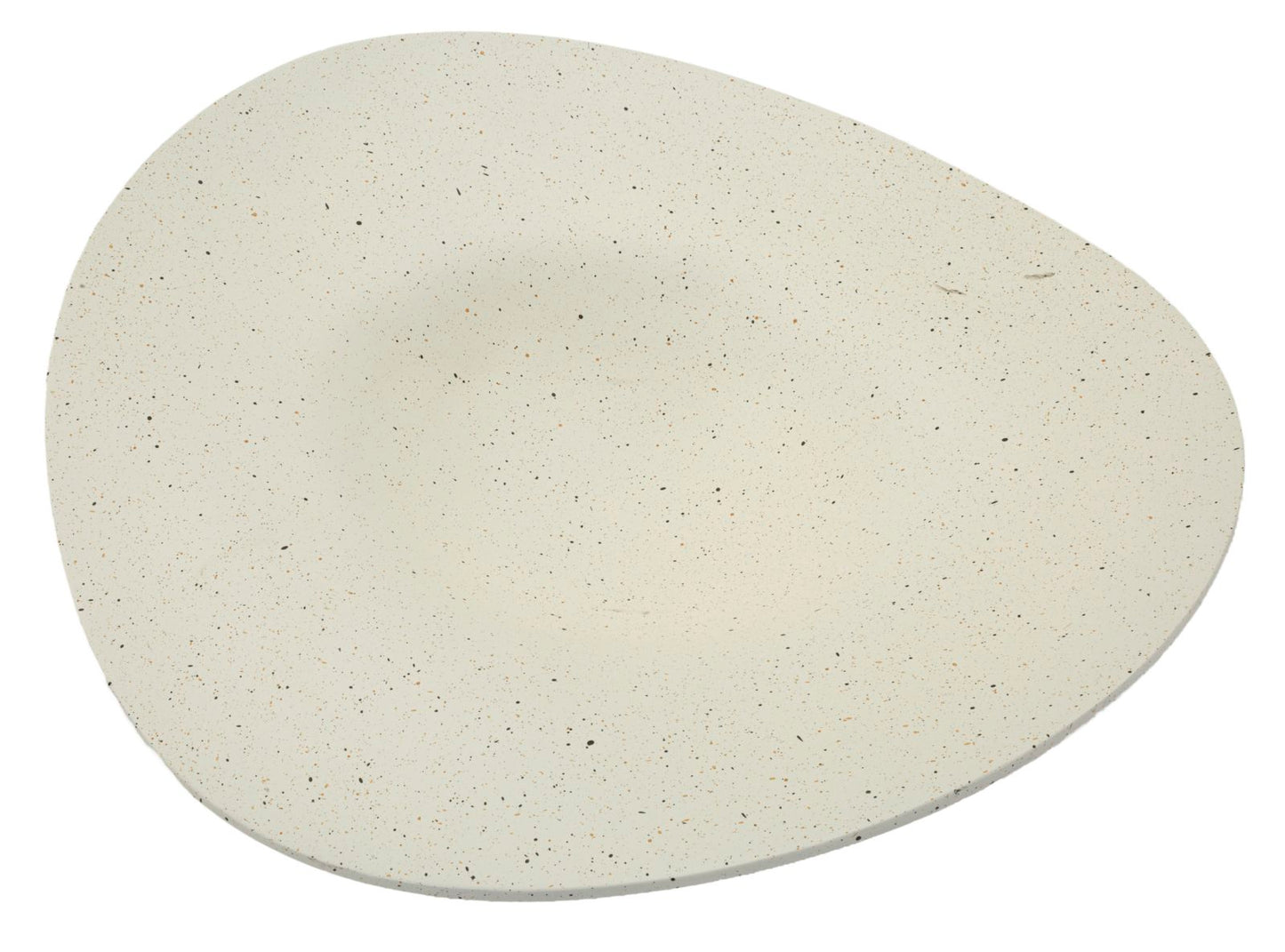 CentroTavola Elegant 41x41 cm in Resina Bianca Opaca