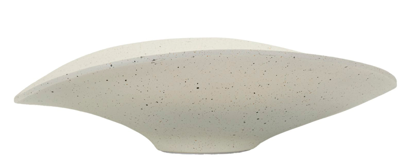 CentroTavola Elegant 41x41 cm in Resina Bianca Opaca