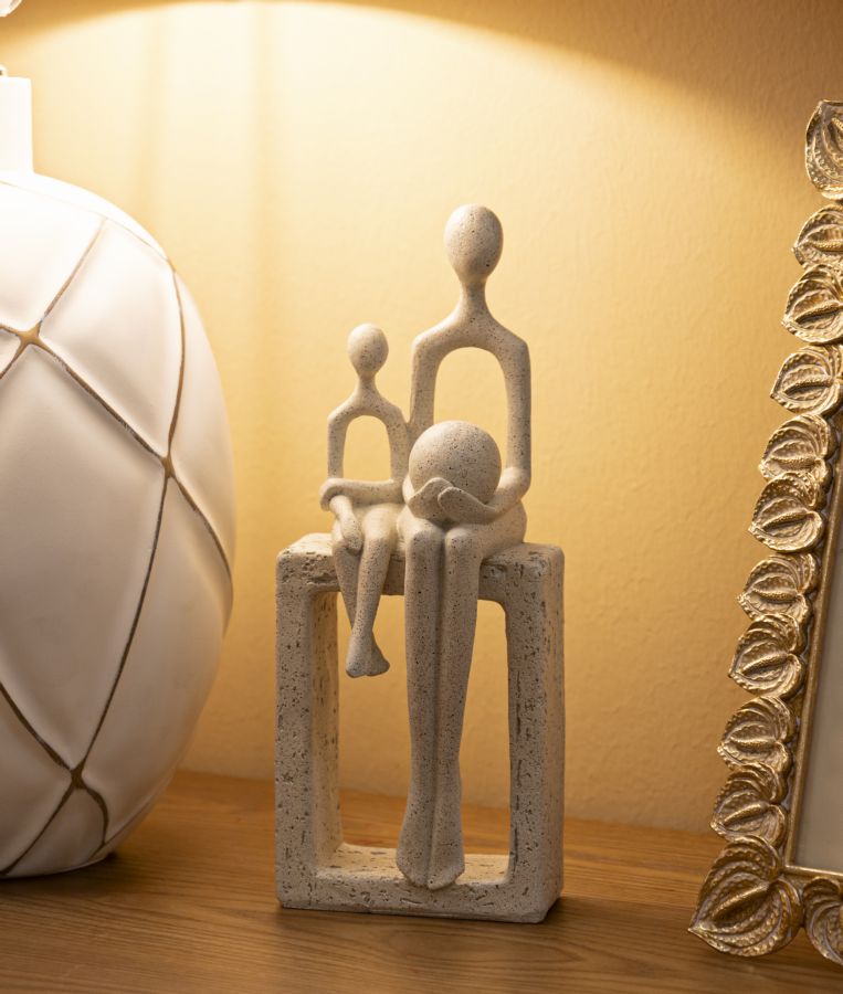 STATUETTA MATERNITA' STONS CM 10X7,5X26