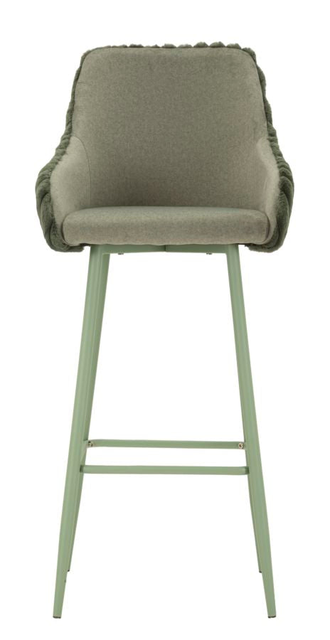 SGABELLO BAR ALASKA -A- VERDE SET 2 PZ 52x46x111H (ALTEZZA SEDUTA CM78)