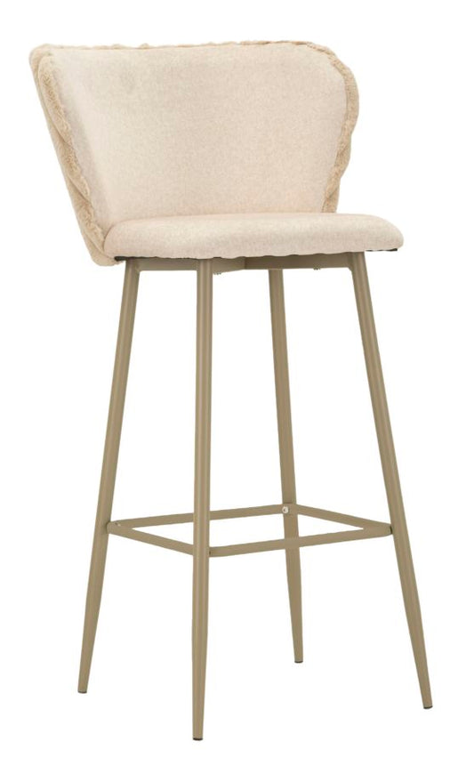 SGABELLO BAR ALASKA -B- CREMA SET 2 PZ 55x58x106 (ALTEZZA SEDUTA CM77)