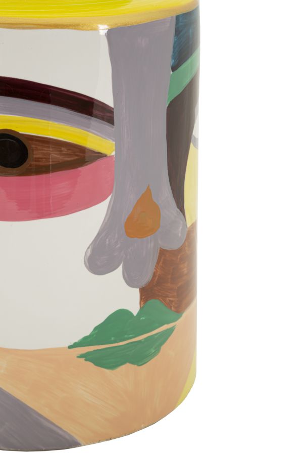 Vaso Piccassy Top in Ceramica Multicolore H 28 cm