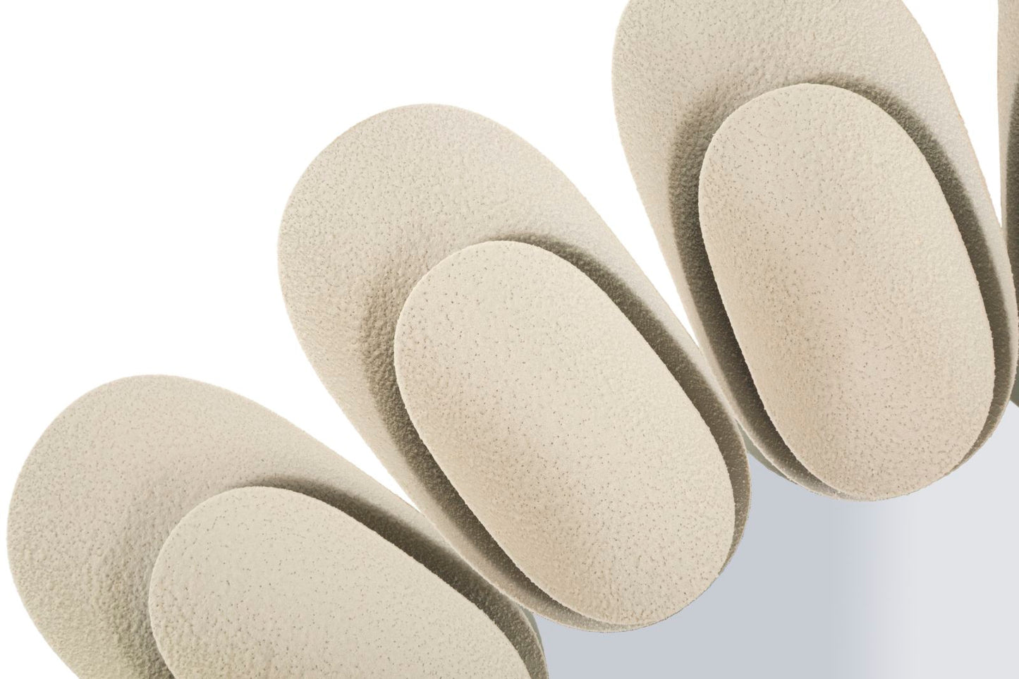 SPECCHIO DA MURO DUNE DOUBLE CM Ø 85X6 (MISURA SPECCHIO CM Ø 50)