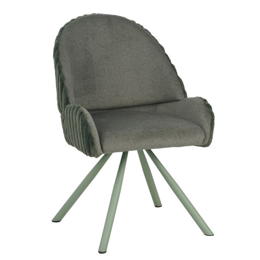 SEDIA STOCCOLMA -A- VERDE SET 2 PZ 58x53x8H cm