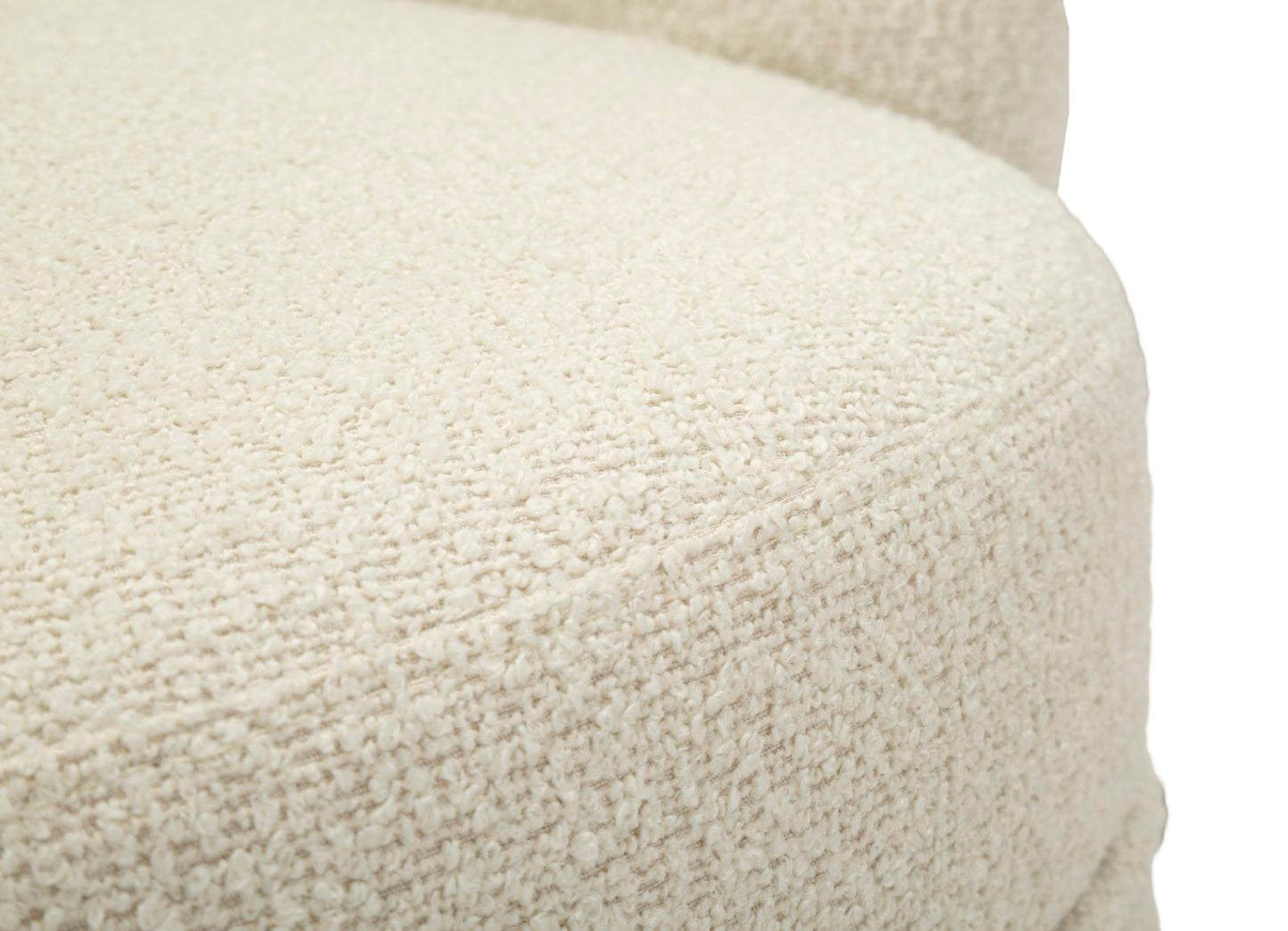 POLTRONA GIREVOLE TORINO CREMA CM 70X72X75 (ALTEZZA SEDUTA CM 44,5)