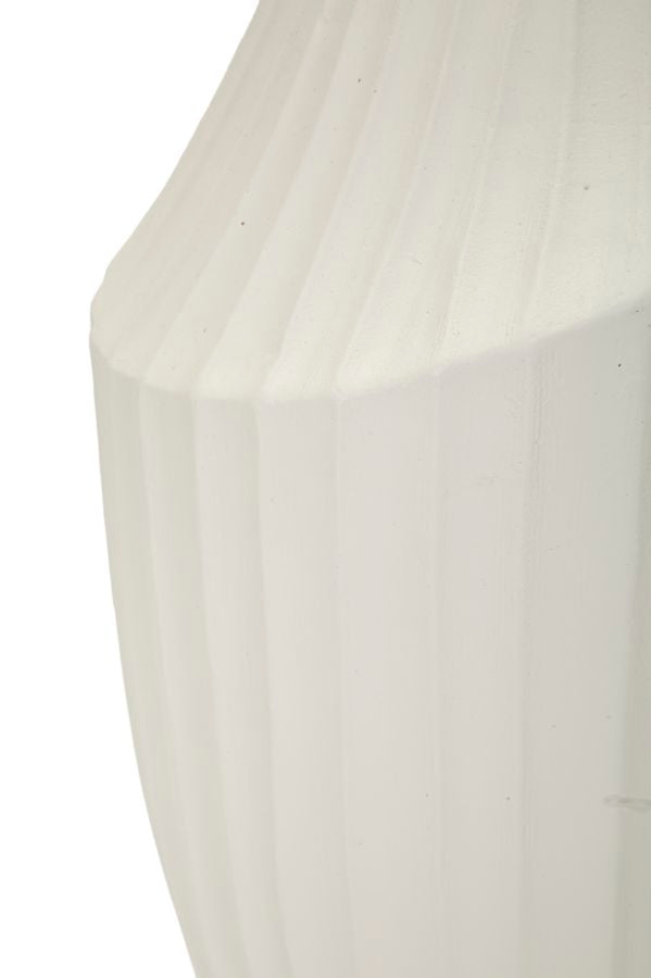 Vaso Ice Ø22,5x38 cm – Vaso Decorativo con Finitura Effetto Pietra Opaca