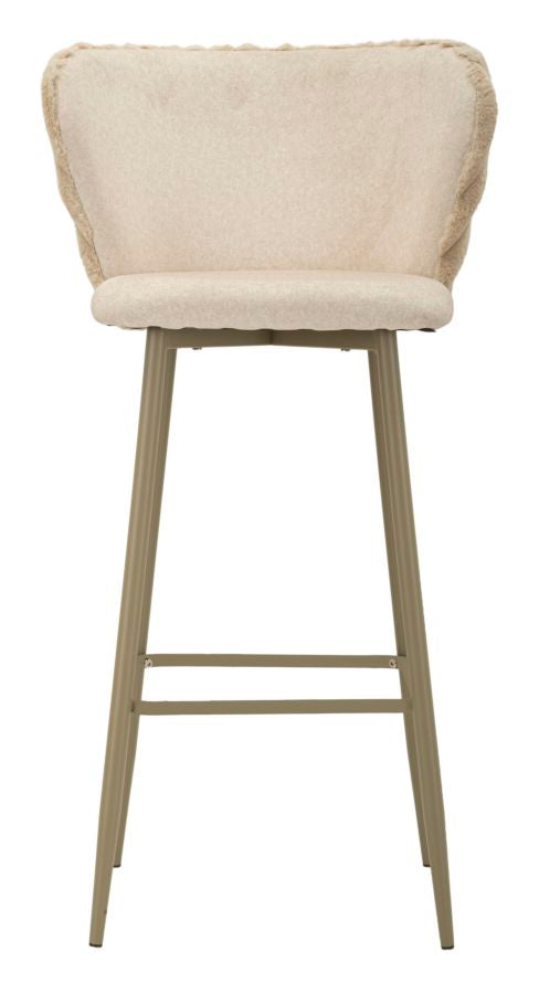 SGABELLO BAR ALASKA -B- CREMA SET 2 PZ 55x58x106 (ALTEZZA SEDUTA CM77)
