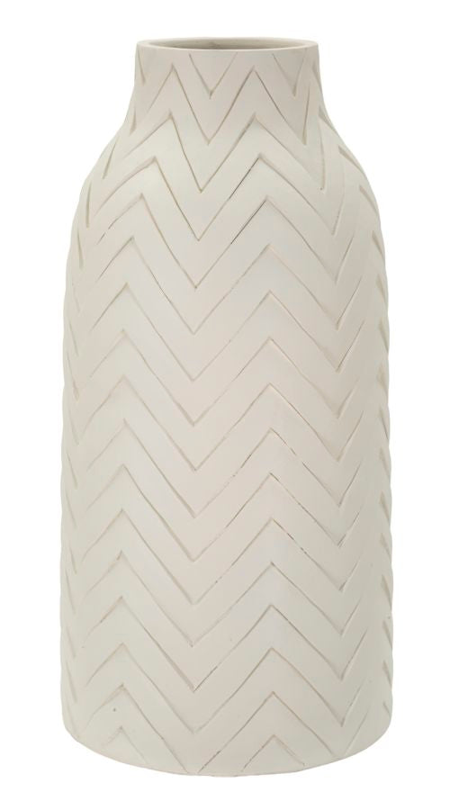 Vaso Winter Ø29x60 cm – Vaso Alto Decorativo con Finitura Effetto Pietra
