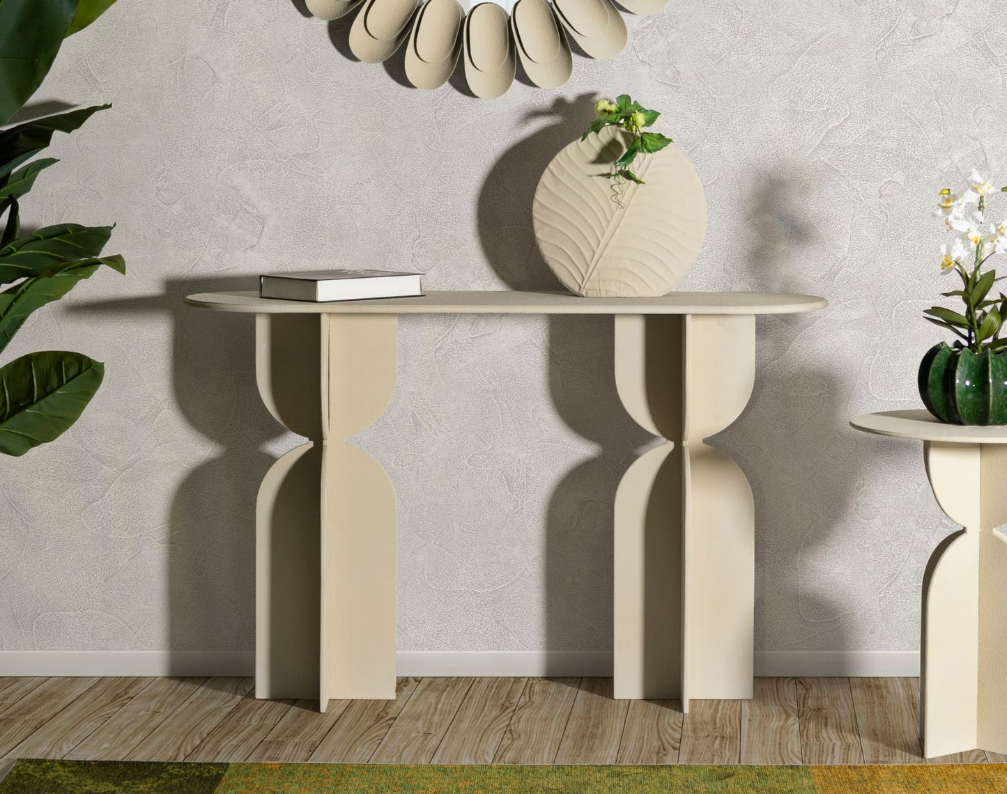 Console Dune in Metallo Nero L 120 cm