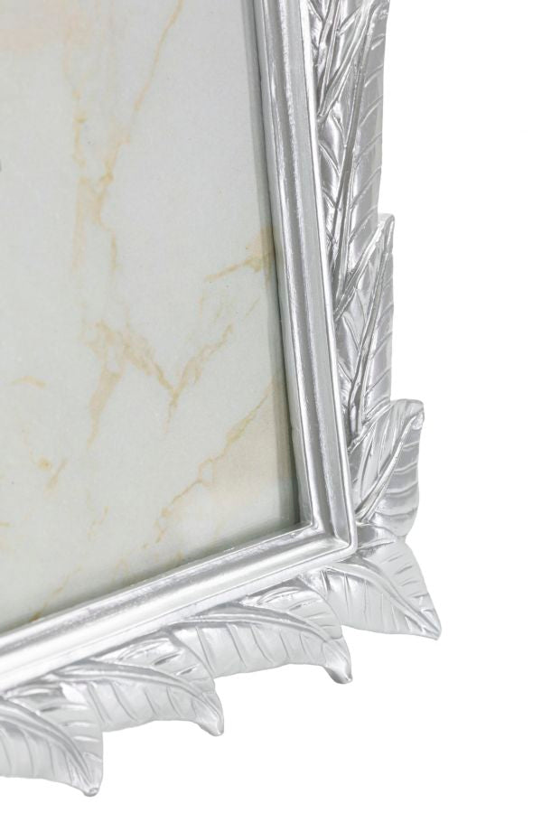 Cornice Leavy Silver 21,2x26,8 cm in Resina – Interno 15x20 cm