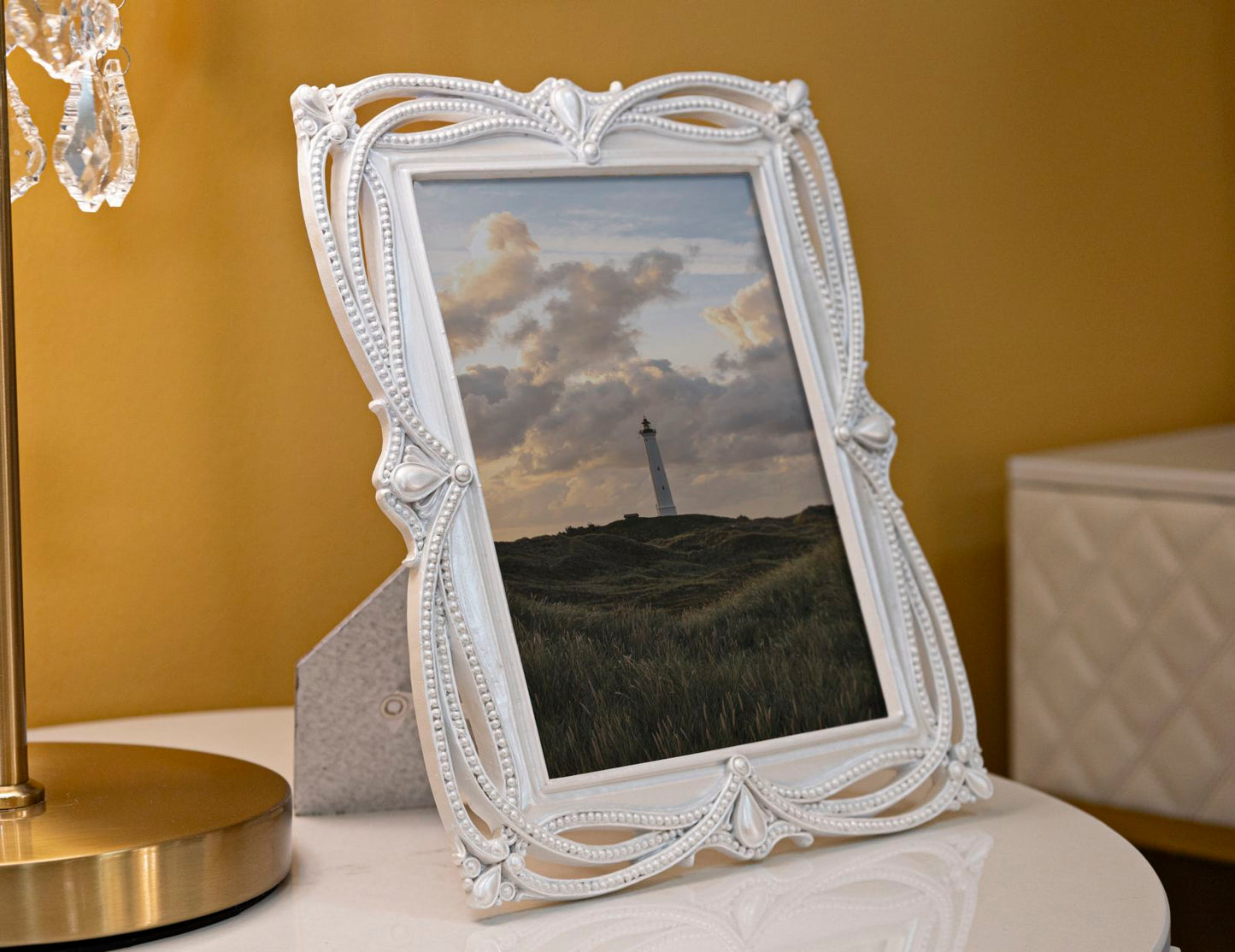 Cornice “Ribbon” 21,8 × 1,6 × 26,8 cm (foto 15 × 20 cm) – design romantico