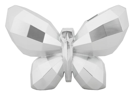 VASO BUTTERFLY SILVER CM 22,5X8X15