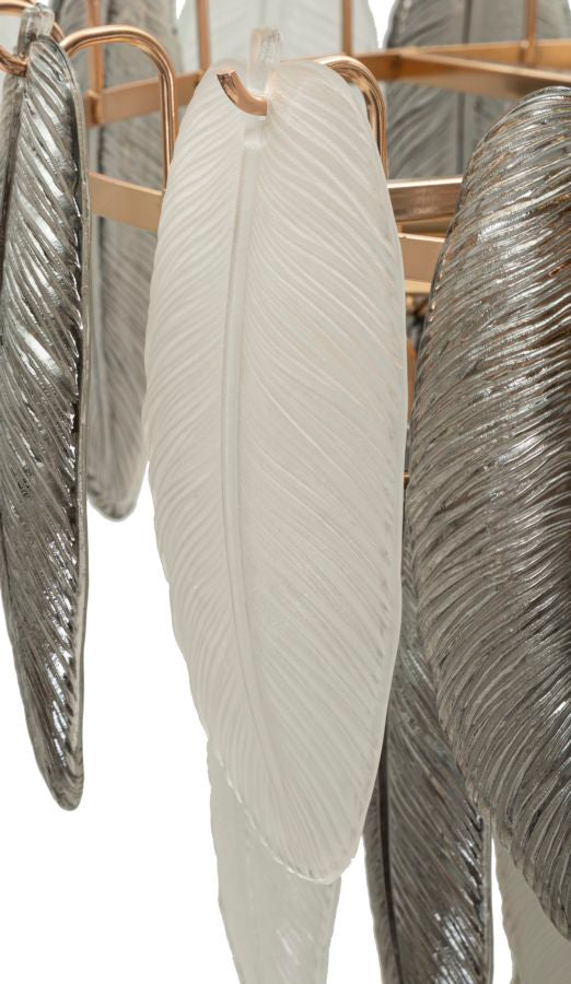 LAMPADARIO LEAFY diam 60x40-87 cm
