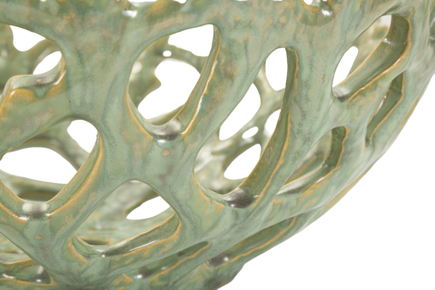 CentroTavola decorativo CORAL Ø 35x13 cm