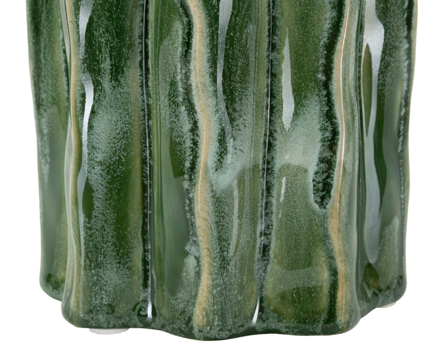 Vaso Cactus Tall in Ceramica Verde H 31,5 cm – Mauro Ferretti