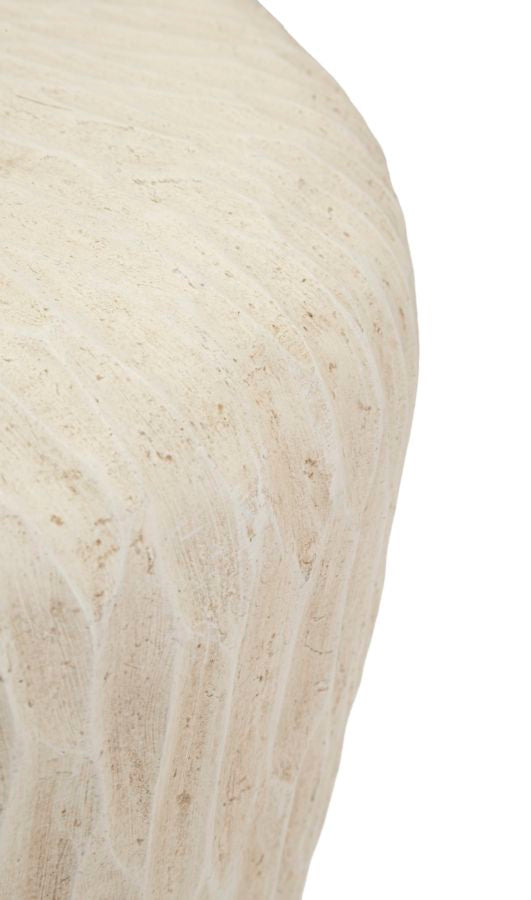 Vaso Shade Ø35x32,5 cm – Vaso Decorativo con Finitura Effetto Pietra Naturale
