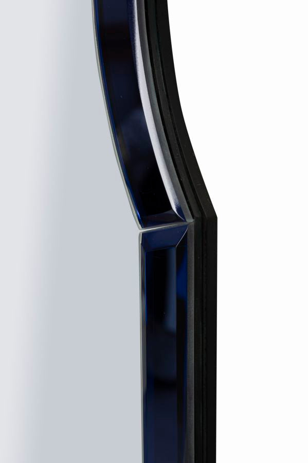 SPECCHIO DA MURO TANGERI BLU CM 62X1X100 (MISURA SPECCHIO CM 55X94)
