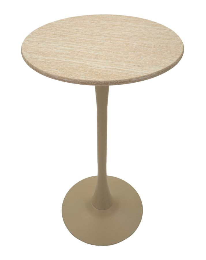 TAVOLO BAR ALASKA CREMA CM diam 60x106H cm