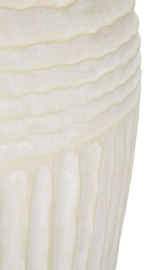Vaso Icicle Ø39x56 cm – Vaso Alto Decorativo con Finitura Effetto Pietra