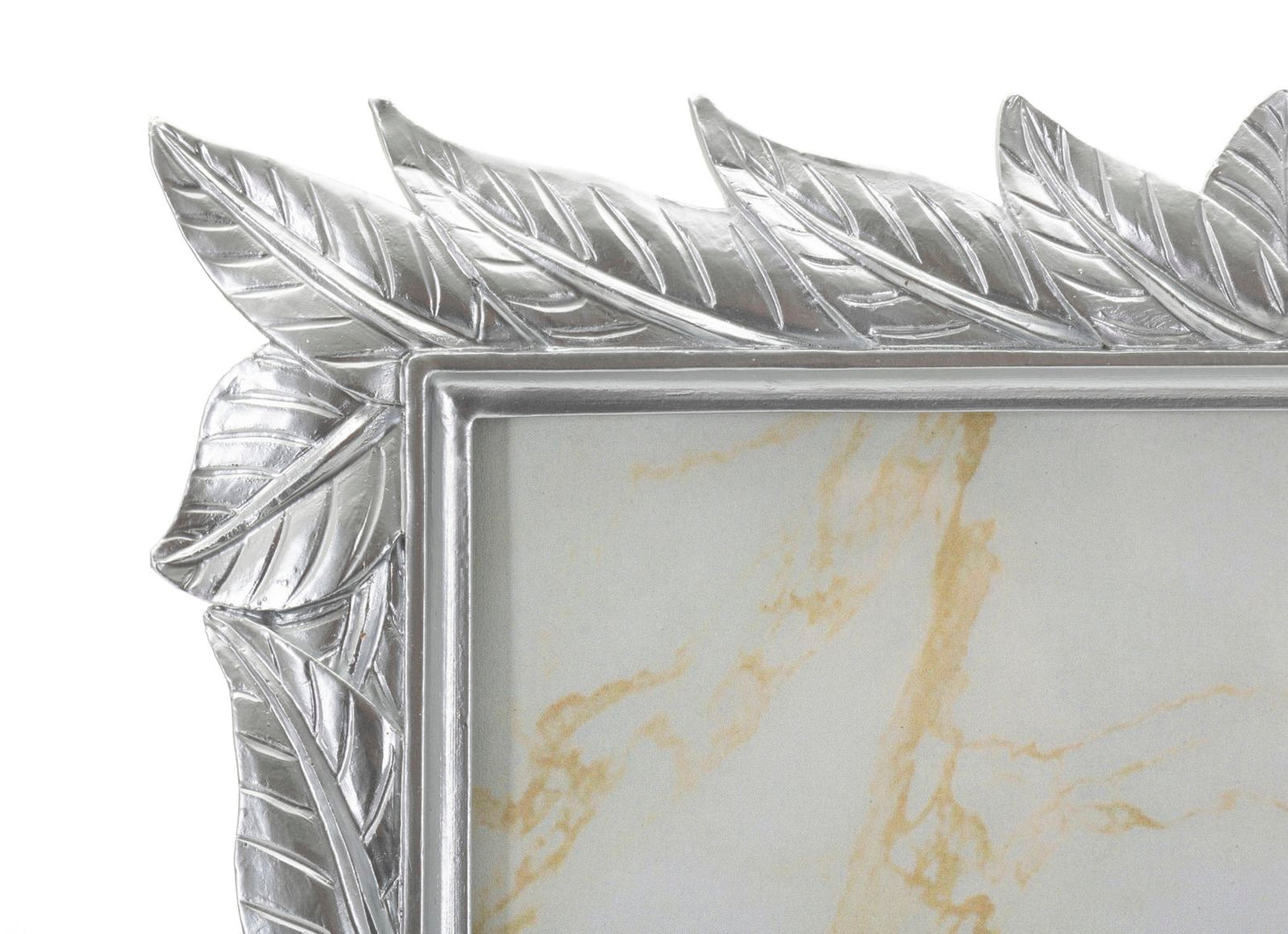 Cornice Leavy Silver 21,2x26,8 cm in Resina – Interno 15x20 cm