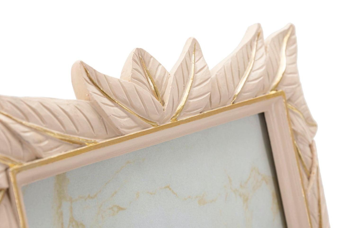 Cornice Leaffy 21,2x26,8 cm in Resina – Interno 15x20 cm Oro Satinato