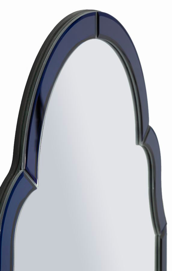 SPECCHIO DA MURO TANGERI BLU CM 62X1X100 (MISURA SPECCHIO CM 55X94)