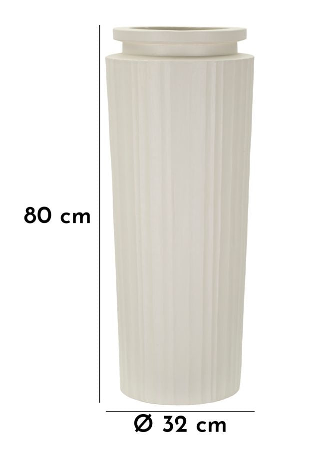 Vaso High Ø32x80 cm – Vaso Decorativo Slanciato con Finitura Effetto Pietra