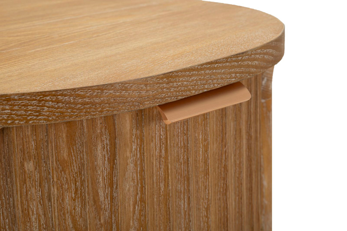 Comodino Goteborg in Legno Naturale 38x34,5x52 cm